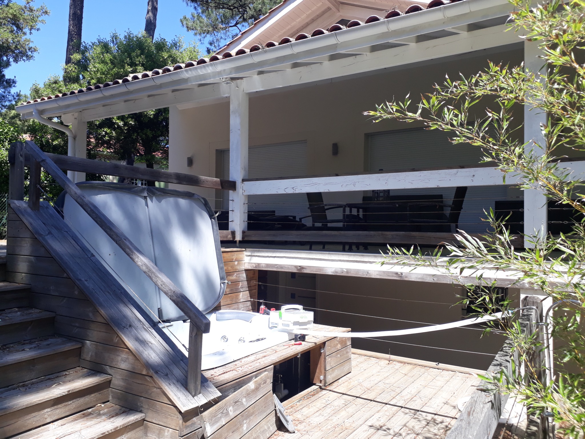 Spa après réparation